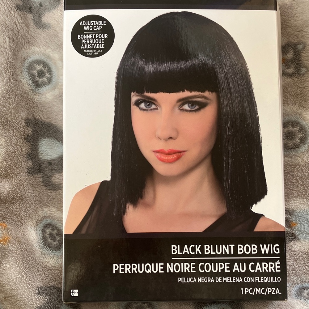 Amscan Midnight Black Bob Wig
